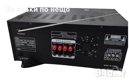 Домашен усилвател UKC AMP 747 BT Bluetooth, снимка 3 - Ресийвъри, усилватели, смесителни пултове - 39311870