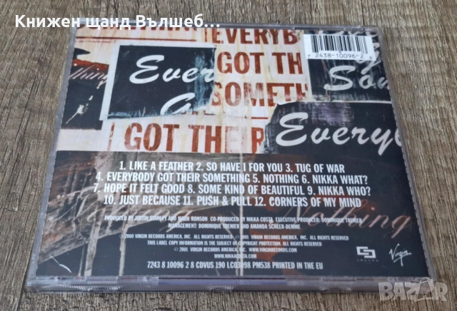 Компакт Дискове - Поп - Рок: Nikka Costa - Everybody got their something , снимка 2 - CD дискове - 52212284