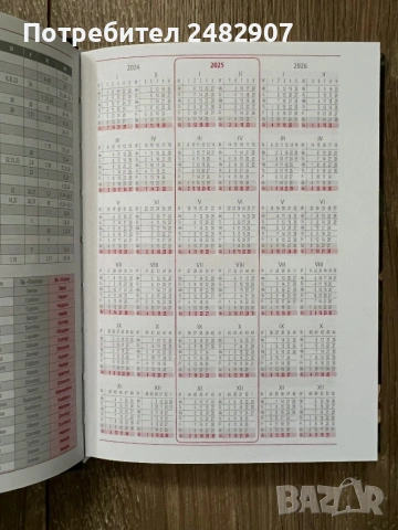 Тефтер 2025, снимка 5 - Други - 53338087