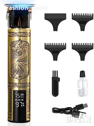 Нова Безжична Професионална самобръсначка тример за коса Мъже Подарък