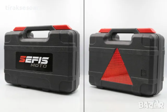 Качествен Дигитален Компресор за гуми в куфар с инструменти, снимка 3 - Аксесоари и консумативи - 48644277