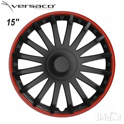 Тасове за джанти 15'' Versaco Crystal RO черен