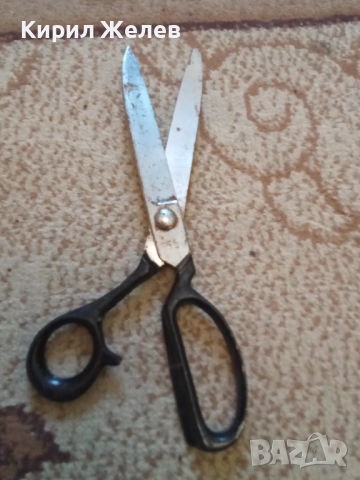 Стара шивашка ножица 50584, снимка 4 - Антикварни и старинни предмети - 52127284