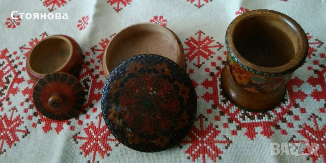 Ретро дървени сувенири, снимка 2 - Антикварни и старинни предмети - 35845526