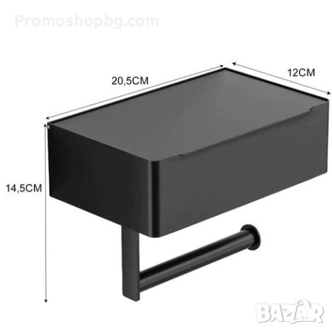 ПРЕОЦЕНЕН! Поставка за тоалетна хартия Ruhhy с място за мокри кърпички и телефон, снимка 4 - Други стоки за дома - 42284423