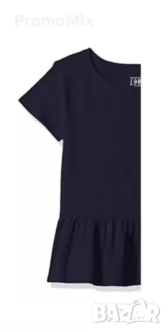 Детска тениска Look by Crewcuts K8404 Къса тениска с пеплум дизайн, снимка 2 - Детски тениски и потници - 48141336