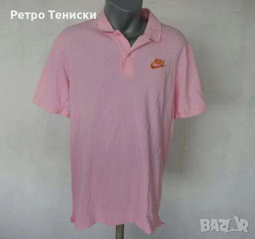 Поло тениска • Nike • розово • размер XL • Мъже