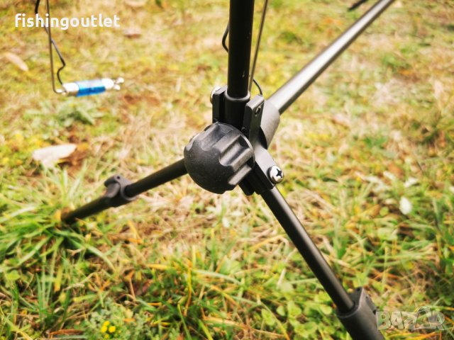 Стойка за дънен риболов, три сигнализатора и три светещи обтегача, снимка 6 - Такъми - 38949550