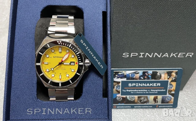 НОВ! Мъжки автоматичен часовник Spinnaker SP-5081-II Dumas 44 мм 30ATM/300метра, снимка 1