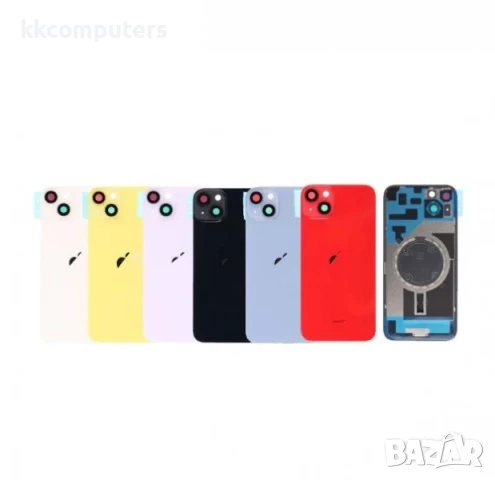 Капак батерия / Задно стъкло Оборудван + Магнит за iPhone 14 Plus 6.7/ Бял Баркод : 484077