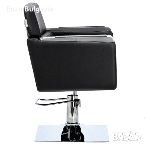 Хидравличен въртящ се фризьорски стол Bella за фризьорски салон Z-FJ-83014-BLACK-FOTEL-BEZPODN, снимка 3 - Фризьорски столове - 44042604