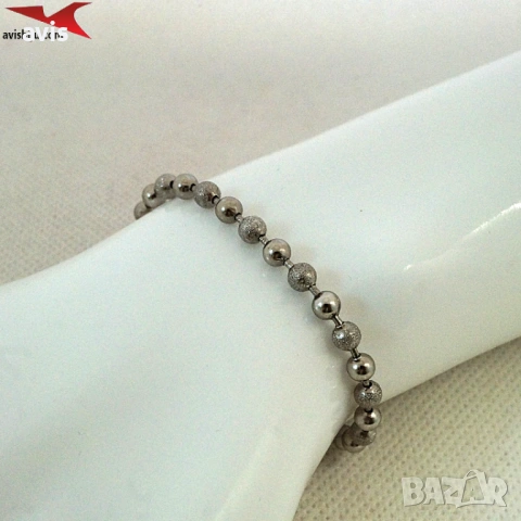 Гривна с платинено покритие 231090, снимка 4 - Гривни - 53249191