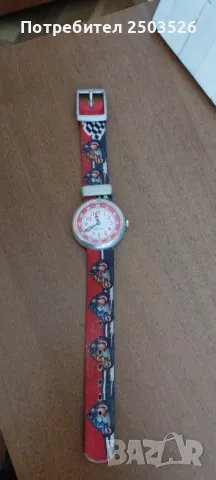 Детски швейцарски часовник"Flik Flag", снимка 3 - Детски - 50283033