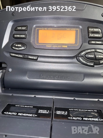 panasonic rx-ed77, снимка 3 - Радиокасетофони, транзистори - 52056590