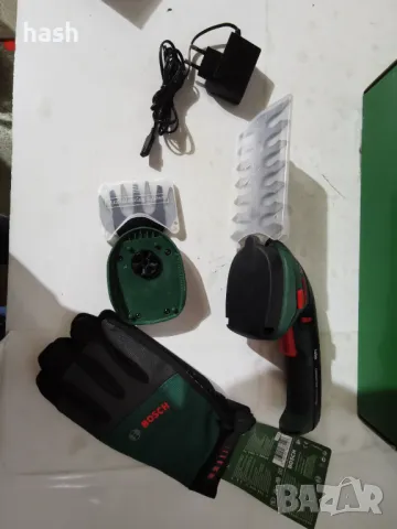 Комплект акумулаторни тримери за трева Bosch Bosch Isio (3,6 V, дължина на ножа 12 см,, снимка 7 - Градинска техника - 48546940