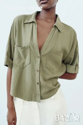 Дамска лятна ризка ZARA, снимка 2 - Ризи - 55804334