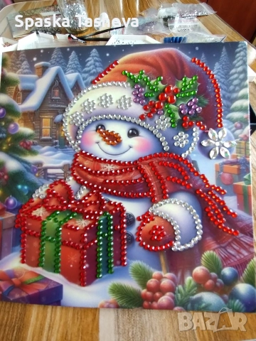 Диамантени коледни картички 