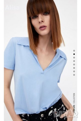 Дамска тениска на Зара, снимка 3 - Тениски - 35962847