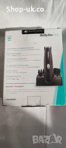 Тример за брада BaByliss For Men, снимка 4 - Електрически самобръсначки - 47779260