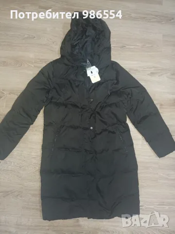 Ново зимно яке гъши пух черно дълго размер S Lcwaikiki , снимка 2 - Якета - 47479814