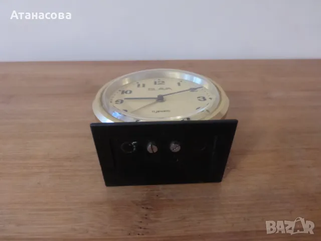 Будилник Слава с поставка часовник, снимка 9 - Антикварни и старинни предмети - 47428504