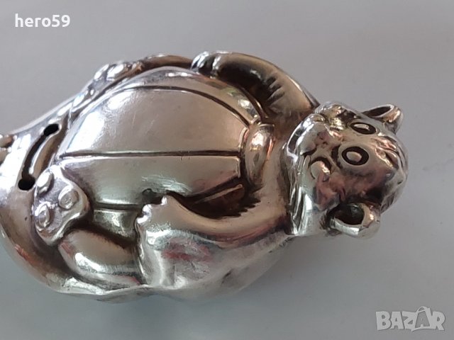 Сребърна детска играчка-сребро 925, снимка 11 - Дрънкалки и чесалки - 39616779