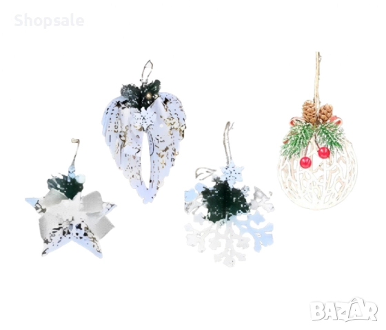 Коледна декорация за елха или празнични аранжировки, снимка 6 - Декорация за дома - 52697024