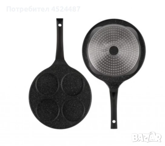 Тиган за яйца и мини палачинки Bohmann, 26MRB, снимка 3 - Съдове за готвене - 49498771