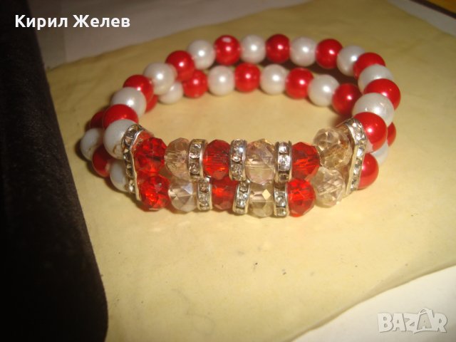 КРАСИВА ГРИВНА ПЕРЛИ КРИСТАЛИ 24793