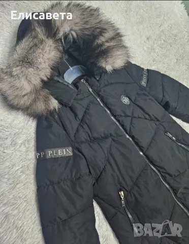 Дамско зимно модерно яке в черен цвят , снимка 6 - Якета - 47972898