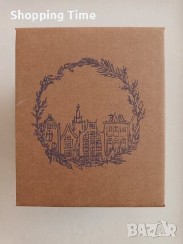 НОВА ръчно декорирана голяма стъклена топка 10см, Спиди/лично предаване, снимка 2 - Декорация за дома - 48456378