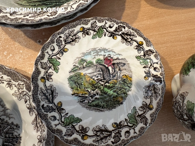 класически английски порцелан "Myott's Country Life"/45 части/, снимка 10 - Сервизи - 53839546