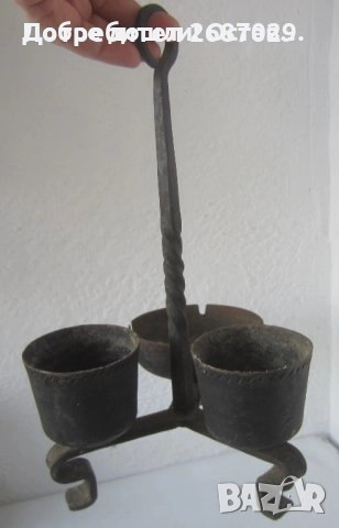 Свещници:  Железният светилник, троен свещник или пепелник, Африка, глава,  животно, снимка 9 - Други - 32364050