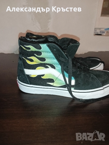 Vans SK8 HI Glow Flame НАМАЛЕНИЕ, снимка 2 - Кецове - 52304940