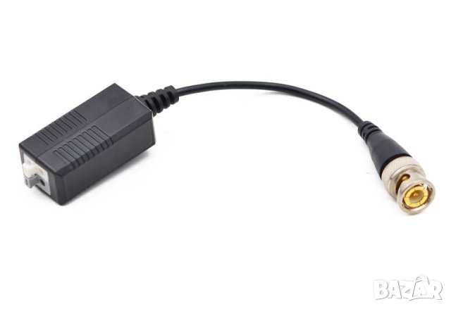 Video Balun Видео Балун Трансформатор Комплект 720P 1080P AHD/CVI/TVI CCTV Пасивен HDCVI Един Канал, снимка 4 - Други - 41310729