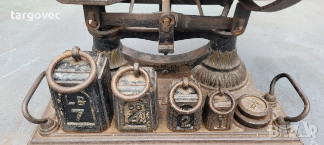 уникален старинен кантар, снимка 2 - Антикварни и старинни предмети - 52034769