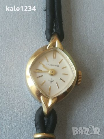 Дамски часовник DUKADO ANKER 17j. Vintage Germany watch. 1962. Gold. Гривна. Механичен механизъм. , снимка 13 - Луксозни - 34565446