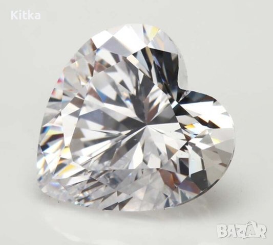 Красив циркон във форма на сърце, снимка 2 - Други - 40937957