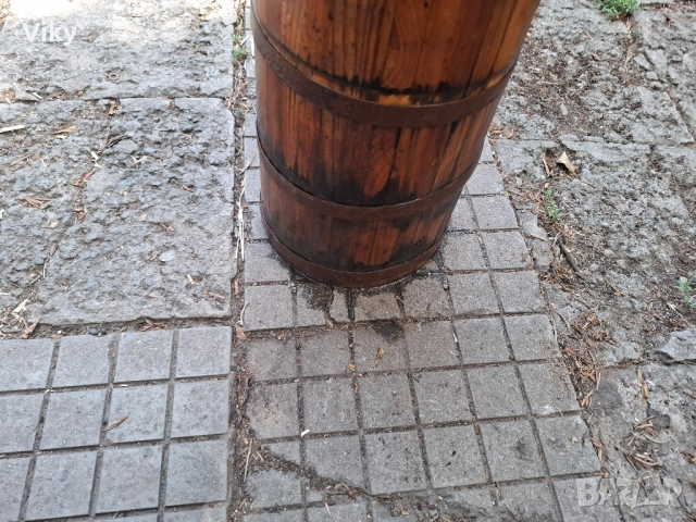 стара дървена бучка за биене на мляко за масло, снимка 14 - Антикварни и старинни предмети - 51586924