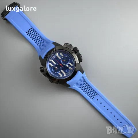 Mъжки часовник Jacob & Co. Epic X Chrono Blue с кварцов механизъм, снимка 3 - Мъжки - 47924294