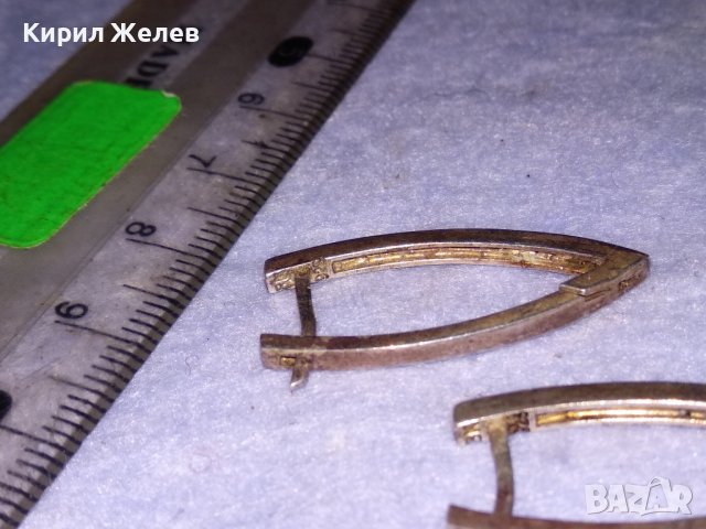 ЕЛЕГАНТНИ СРЕБЪРНИ ОБЕЦИ СРЕБРО 925 ВИНТИДЖ МОДЕЛ с АНГЛИЙСКО ЗАКОПЧАВАНЕ 38592, снимка 9 - Обеци - 41637930