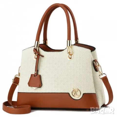 Дамска чанта Keya Beige, снимка 1