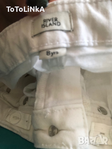 Бели дънки River Island, снимка 2 - Детски панталони и дънки - 36365460
