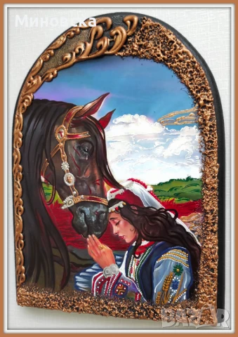 „Завръщане след битка“, снимка 2 - Картини - 50875355