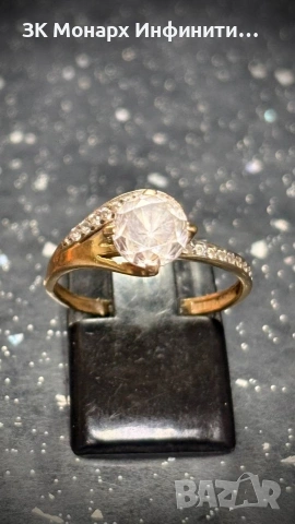 Златен пръстен 14К /585/, снимка 2 - Пръстени - 53725938