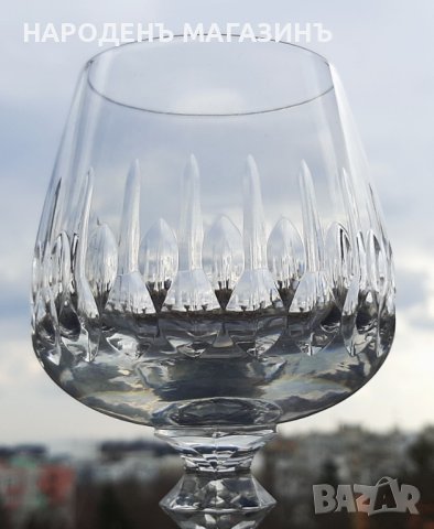 Немски кристал кристален сервиз чаши коняк вино, снимка 7 - Други ценни предмети - 44421435