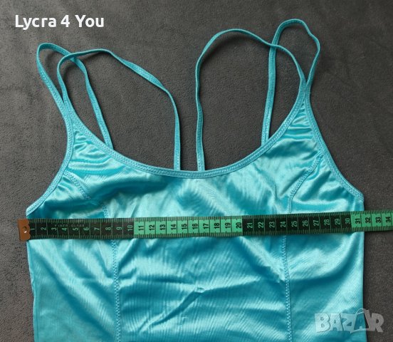 Yamamay S сатенено тюркоазено потниче, снимка 5 - Потници - 42136760