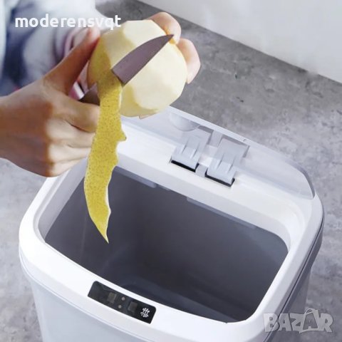 Кош за боклук автоматично отваряне безконтактен 17л, снимка 3 - Органайзери - 41621119