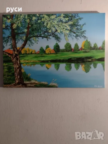 горски пейзаж, снимка 13 - Картини - 31624839