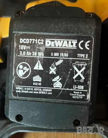 DeWALT XR 18V ударен оригинален безжичен акумулаторен винтоверт , снимка 3 - Винтоверти - 50871833